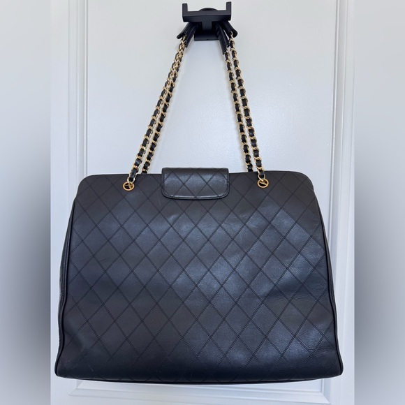 Chanel Black Quilted Lambskin Supermodel tote with gold hardware - Picture 6 of 16